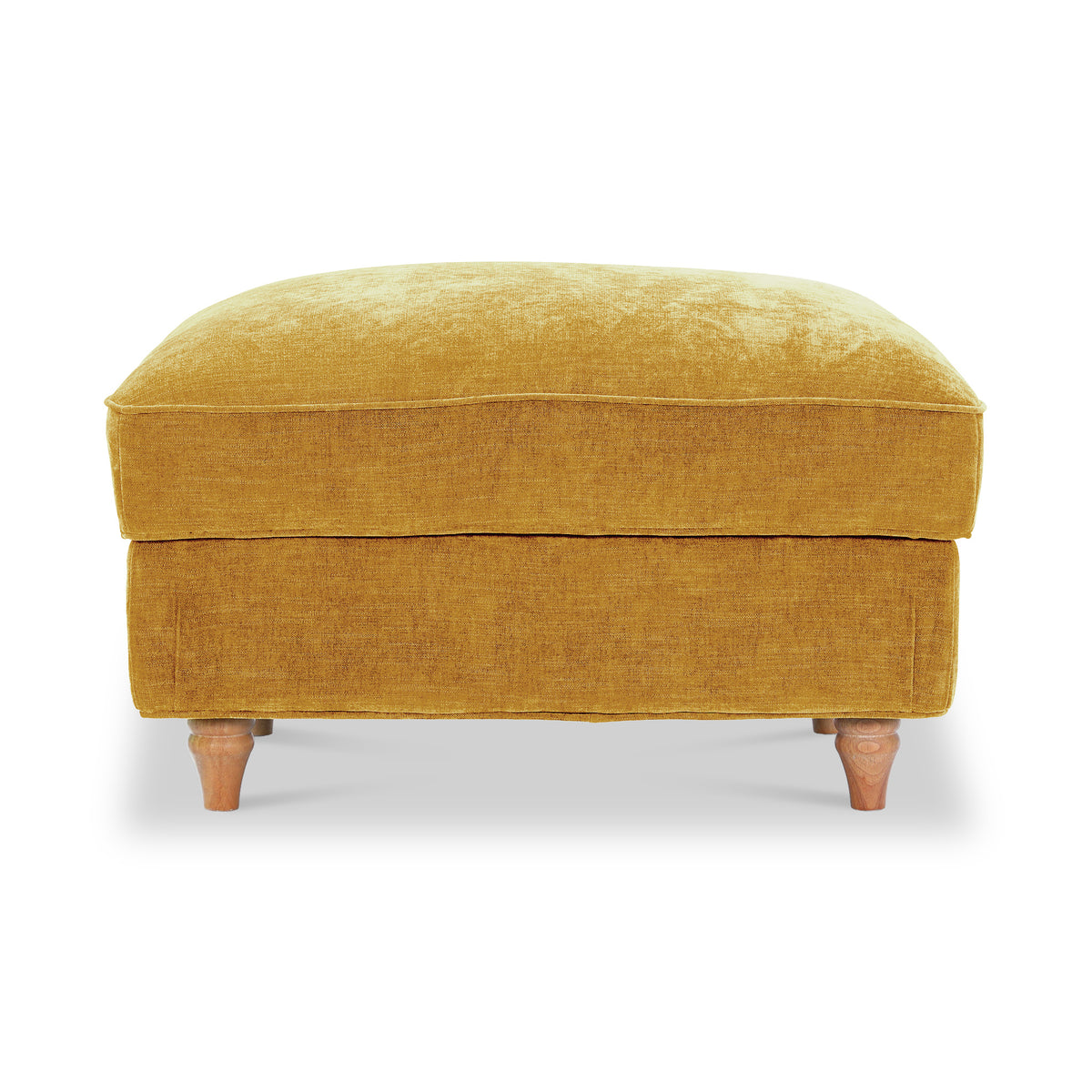 Alfie XL Footstool Gold from Roseland Furniture