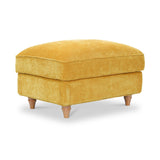 Alfie XL Footstool Gold from Roseland Furniture