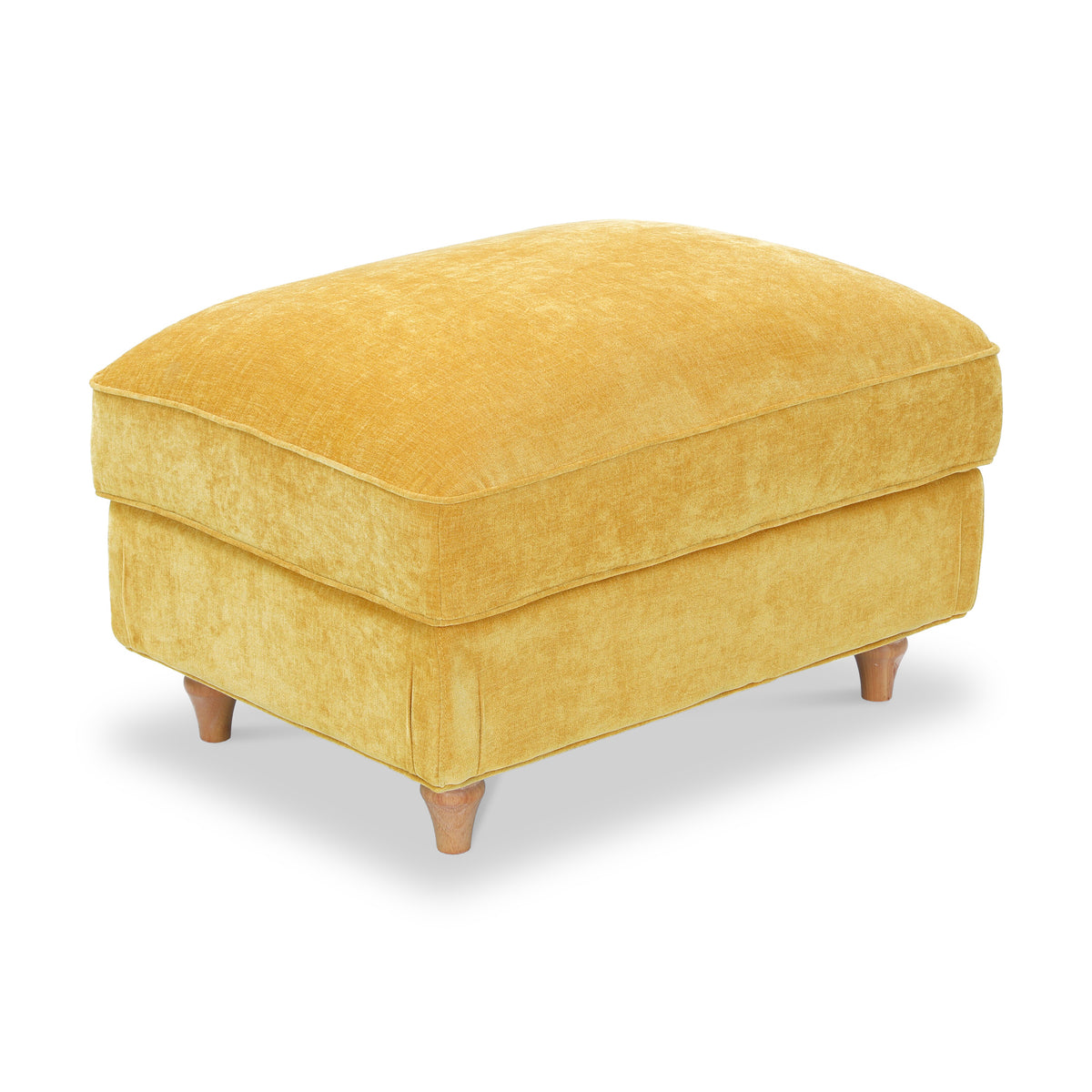 Alfie XL Footstool Gold from Roseland Furniture