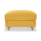 Alfie XL Footstool Gold from Roseland Furniture