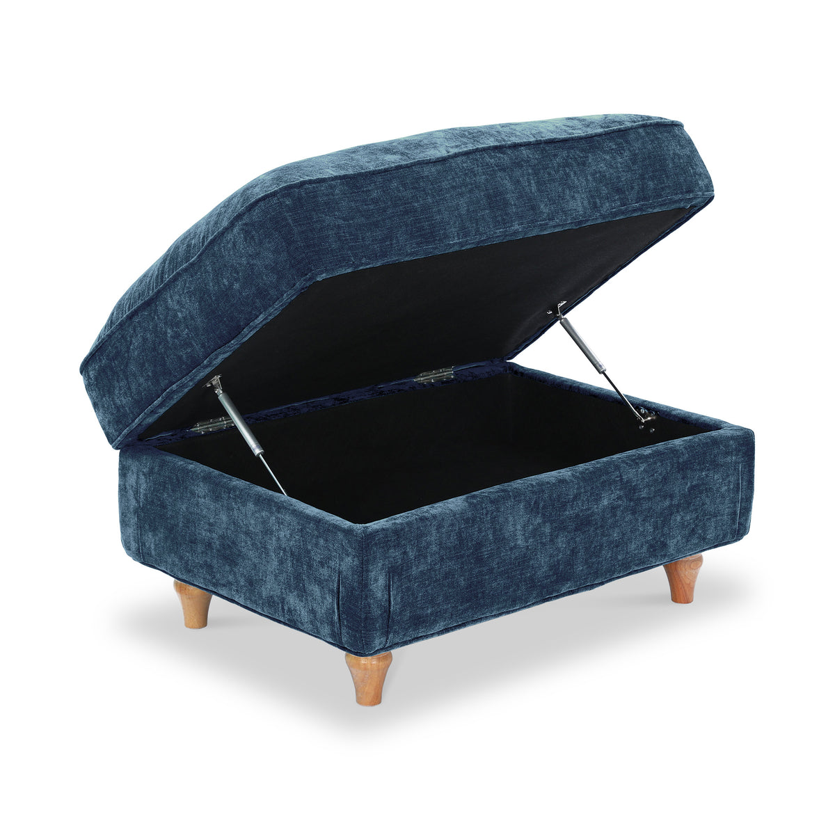 Alfie XL Footstool Navy from Roseland Furniture