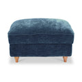 Alfie XL Footstool Navy from Roseland Furniture