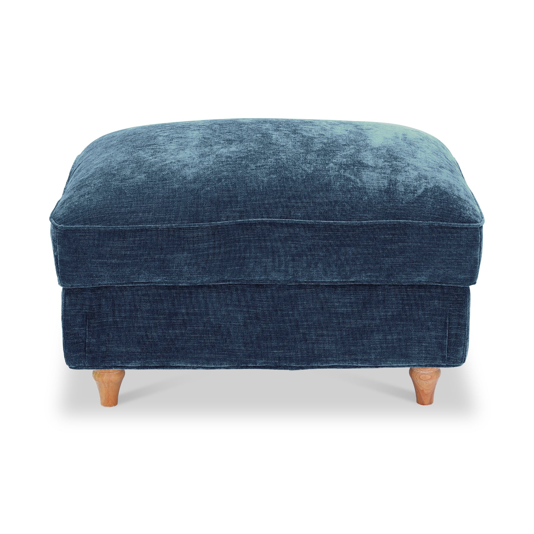 Alfie XL Footstool Navy from Roseland Furniture