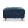 Alfie XL Footstool Navy from Roseland Furniture