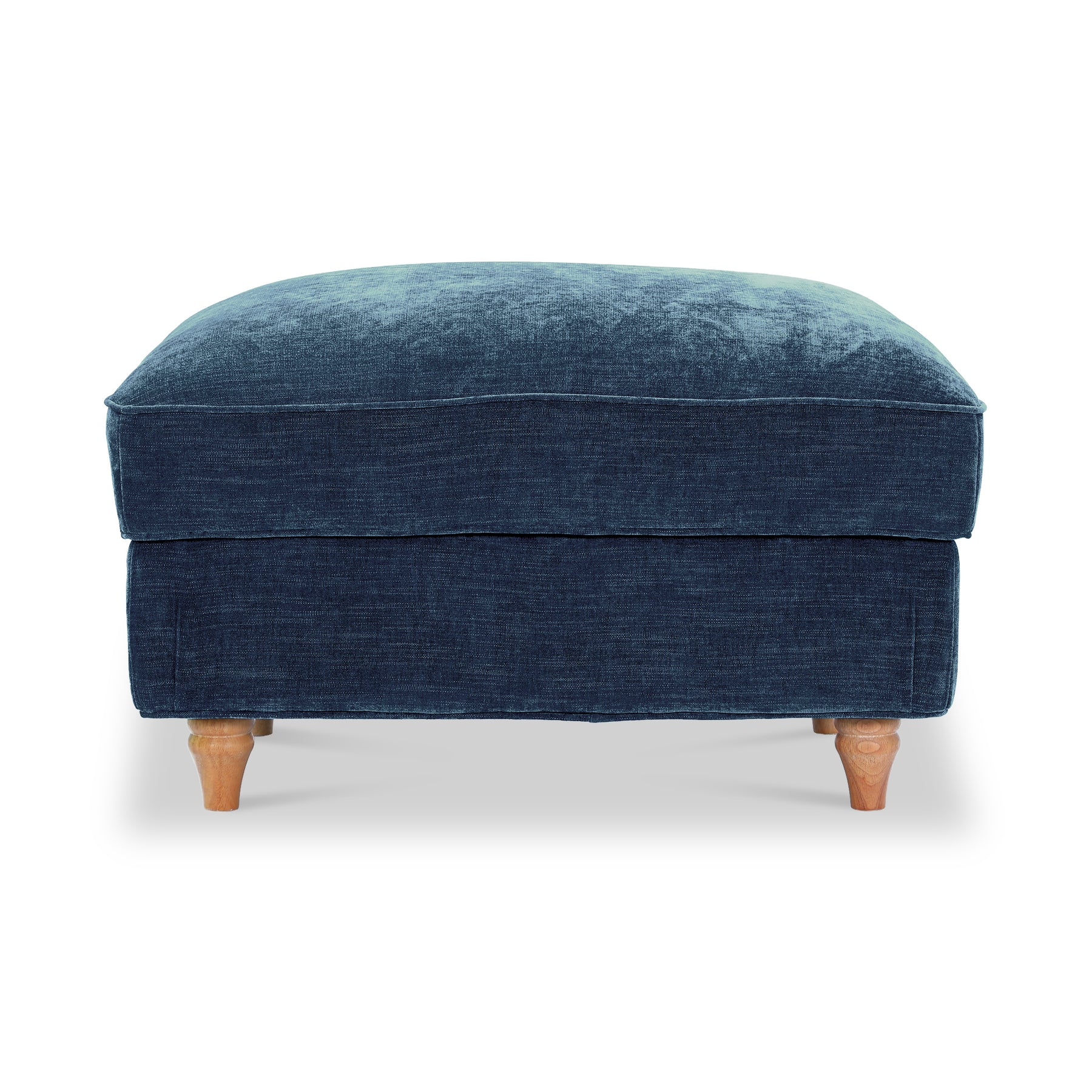 Alfie XL Footstool Navy from Roseland Furniture