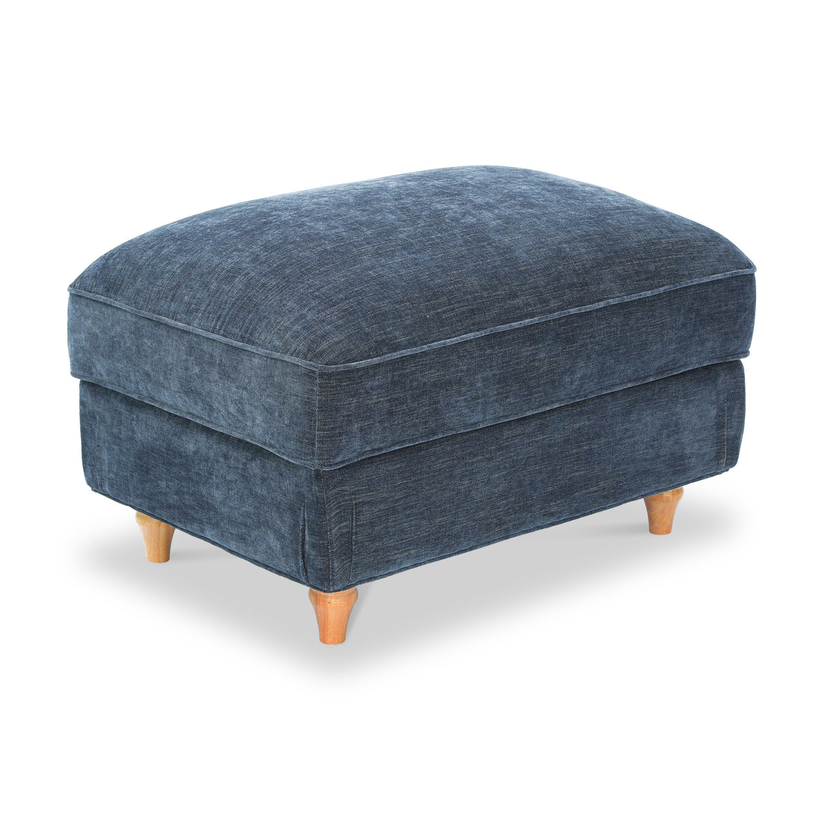 Alfie XL Footstool Navy from Roseland Furniture
