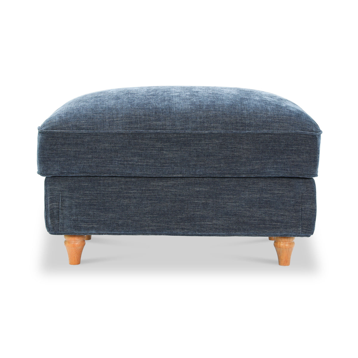 Alfie XL Footstool Navy from Roseland Furniture