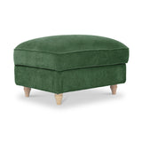 Alfie XL Footstool Moss Green from Roseland Furniture