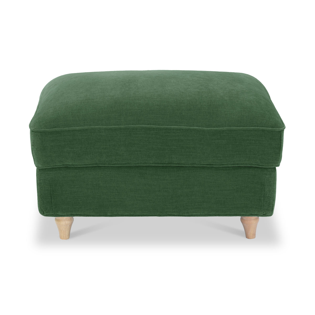 Alfie XL Footstool Moss Green from Roseland Furniture