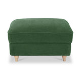 Alfie XL Footstool Moss Green from Roseland Furniture