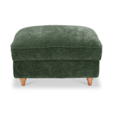 Alfie XL Footstool Moss Green from Roseland Furniture