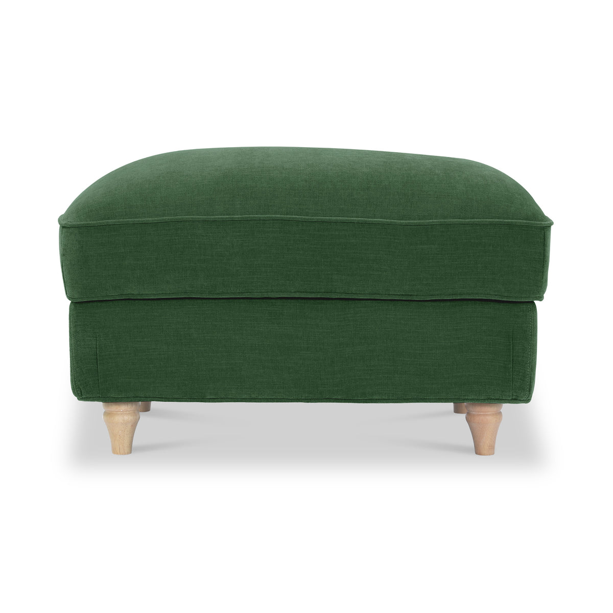 Alfie XL Footstool Moss Green from Roseland Furniture