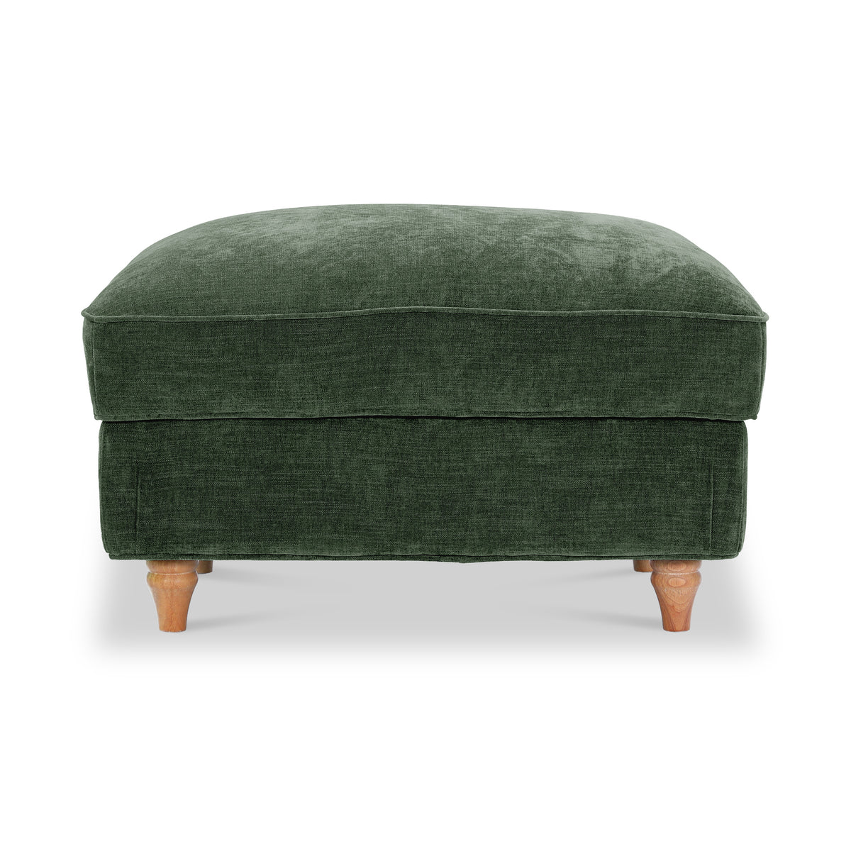 Alfie XL Footstool Moss Green from Roseland Furniture