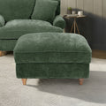 Alfie XL Footstool Moss Green from Roseland Furniture