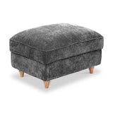 Alfie XL Footstool Charcoal from Roseland Furniture
