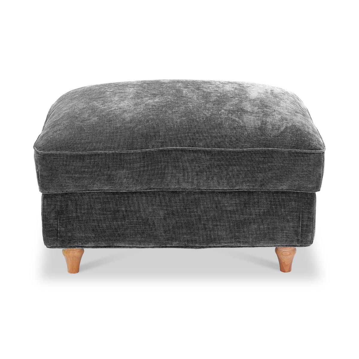 Alfie XL Footstool Charcoal from Roseland Furniture