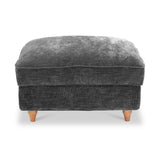 Alfie XL Footstool Charcoal from Roseland Furniture
