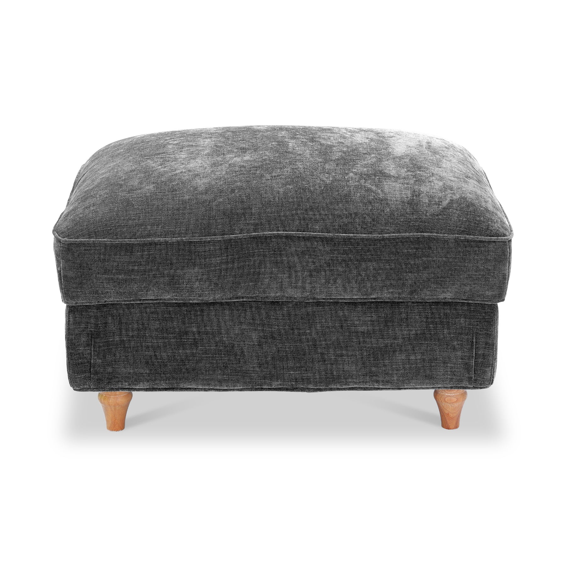 Alfie XL Footstool Charcoal from Roseland Furniture