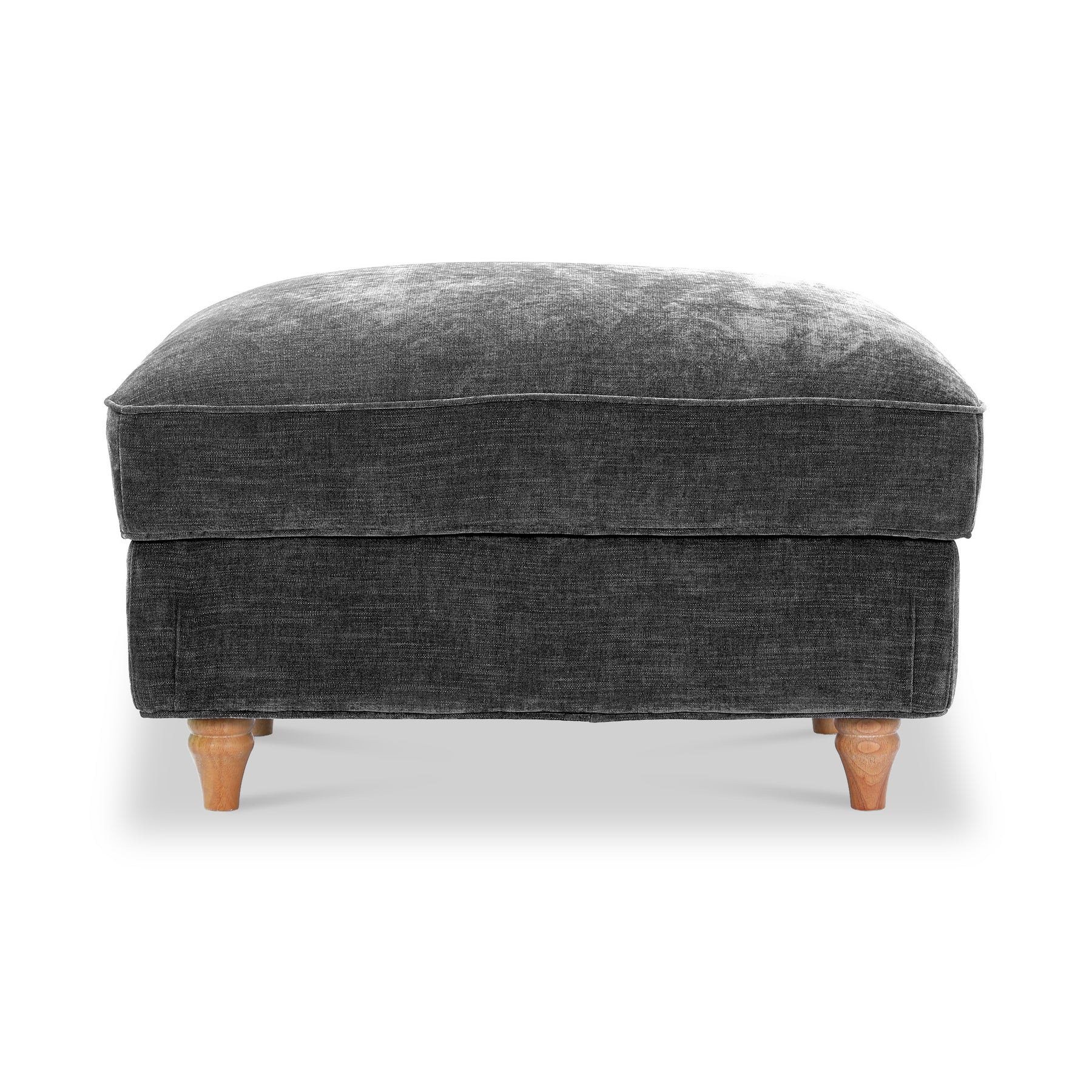 Alfie XL Footstool Charcoal from Roseland Furniture