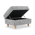 Alfie XL Footstool Ice from Roseland Furniture