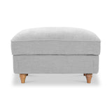 Alfie XL Footstool Ice from Roseland Furniture