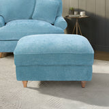 Alfie XL Footstool Lagoon from Roseland Furniture