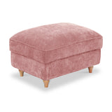 Alfie XL Footstool Blush from Roseland Furniture