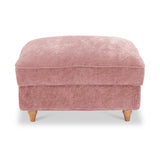 Alfie XL Footstool Blush from Roseland Furniture