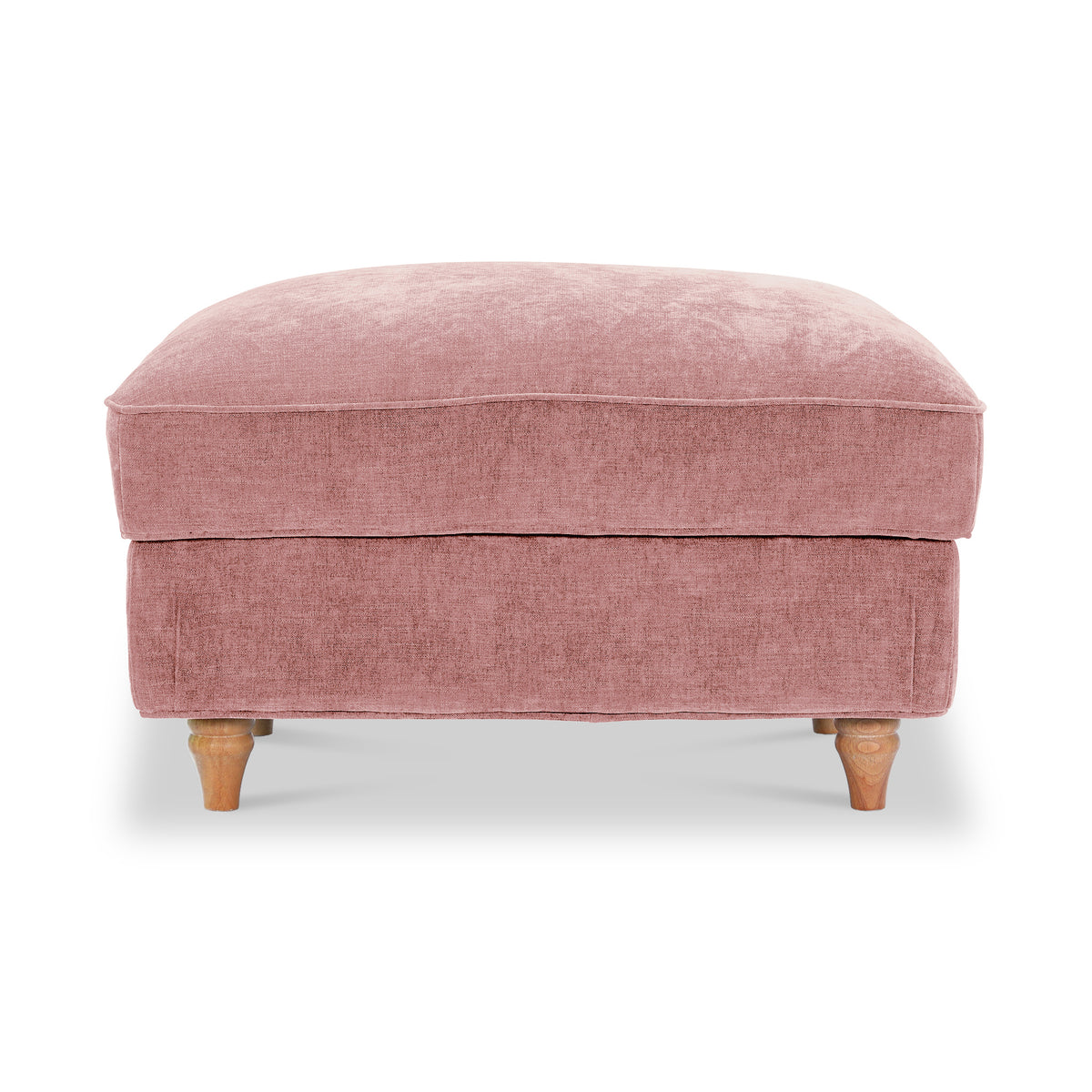 Alfie XL Footstool Blush from Roseland Furniture