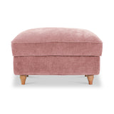 Alfie XL Footstool Blush from Roseland Furniture