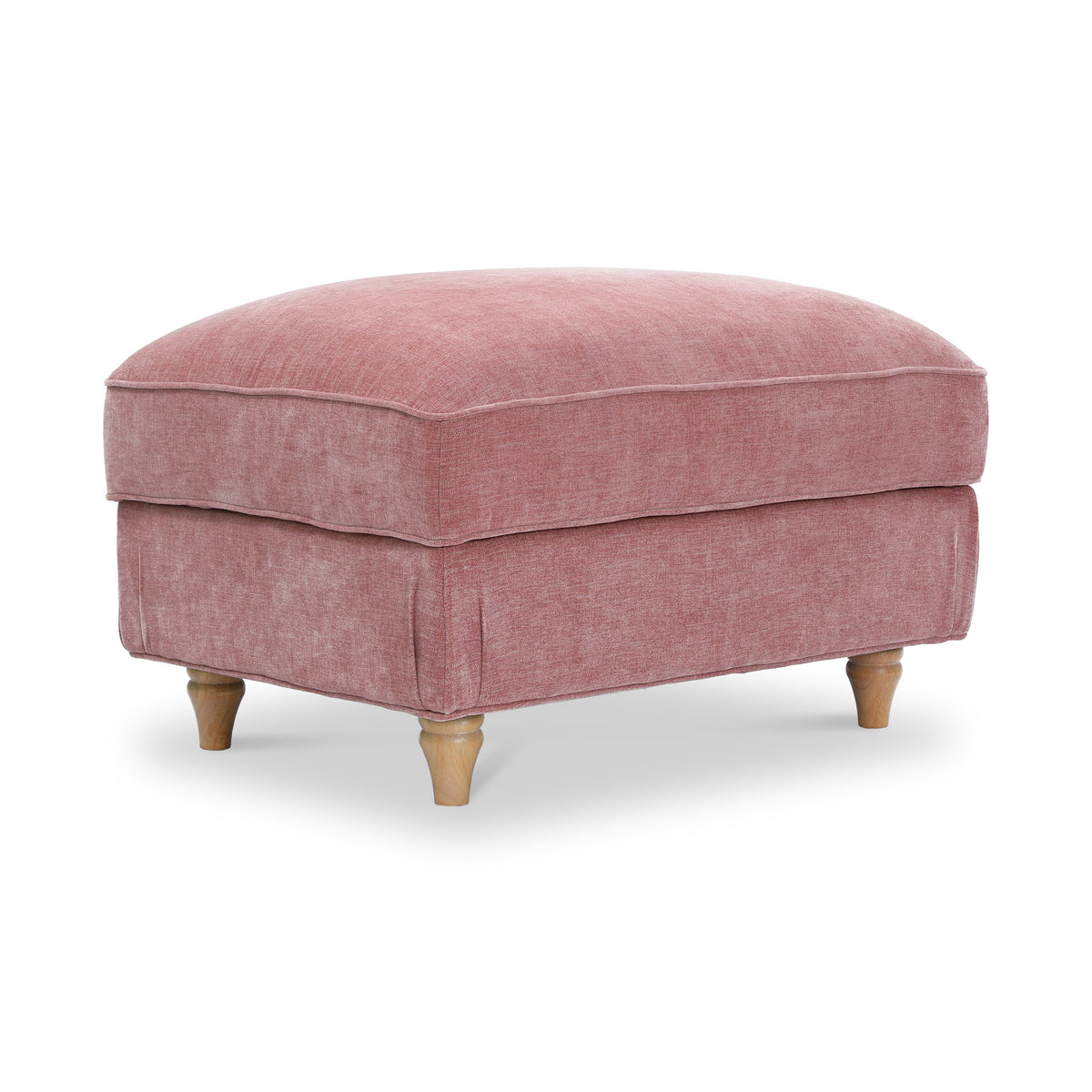 Alfie XL Footstool Blush from Roseland Furniture