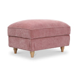 Alfie XL Footstool Blush from Roseland Furniture