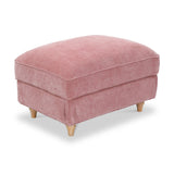Alfie XL Footstool Blush from Roseland Furniture