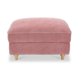 Alfie XL Footstool Blush from Roseland Furniture