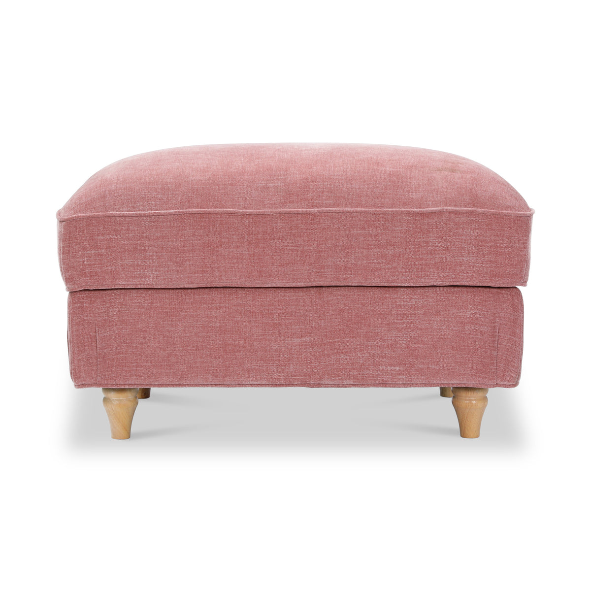 Alfie XL Footstool Blush from Roseland Furniture