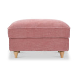 Alfie XL Footstool Blush from Roseland Furniture