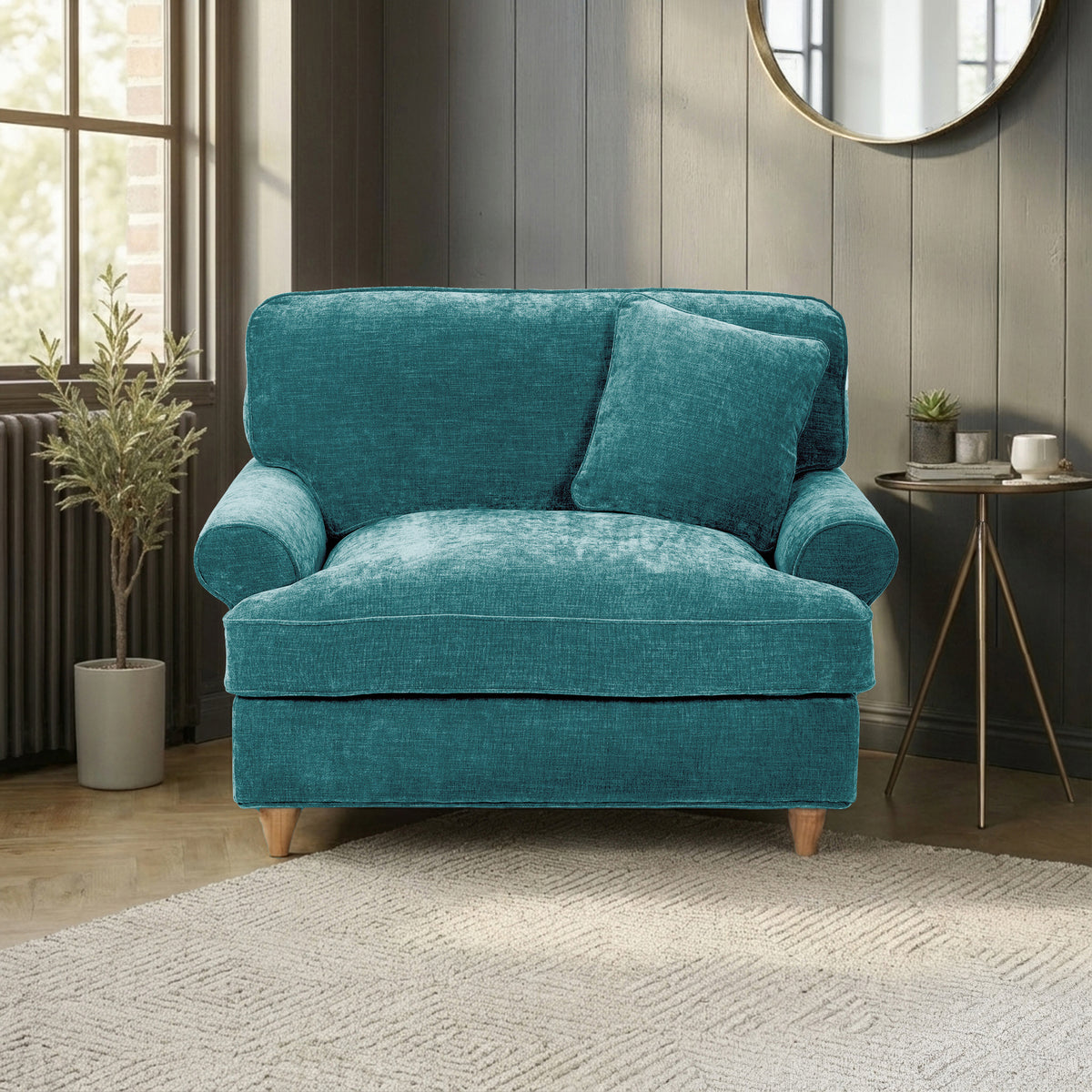 Alfie Snuggle Chair Emerald from Roseland Furniture