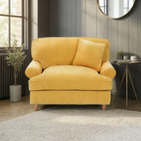 Alfie Snuggle Chair Gold from Roseland Furniture