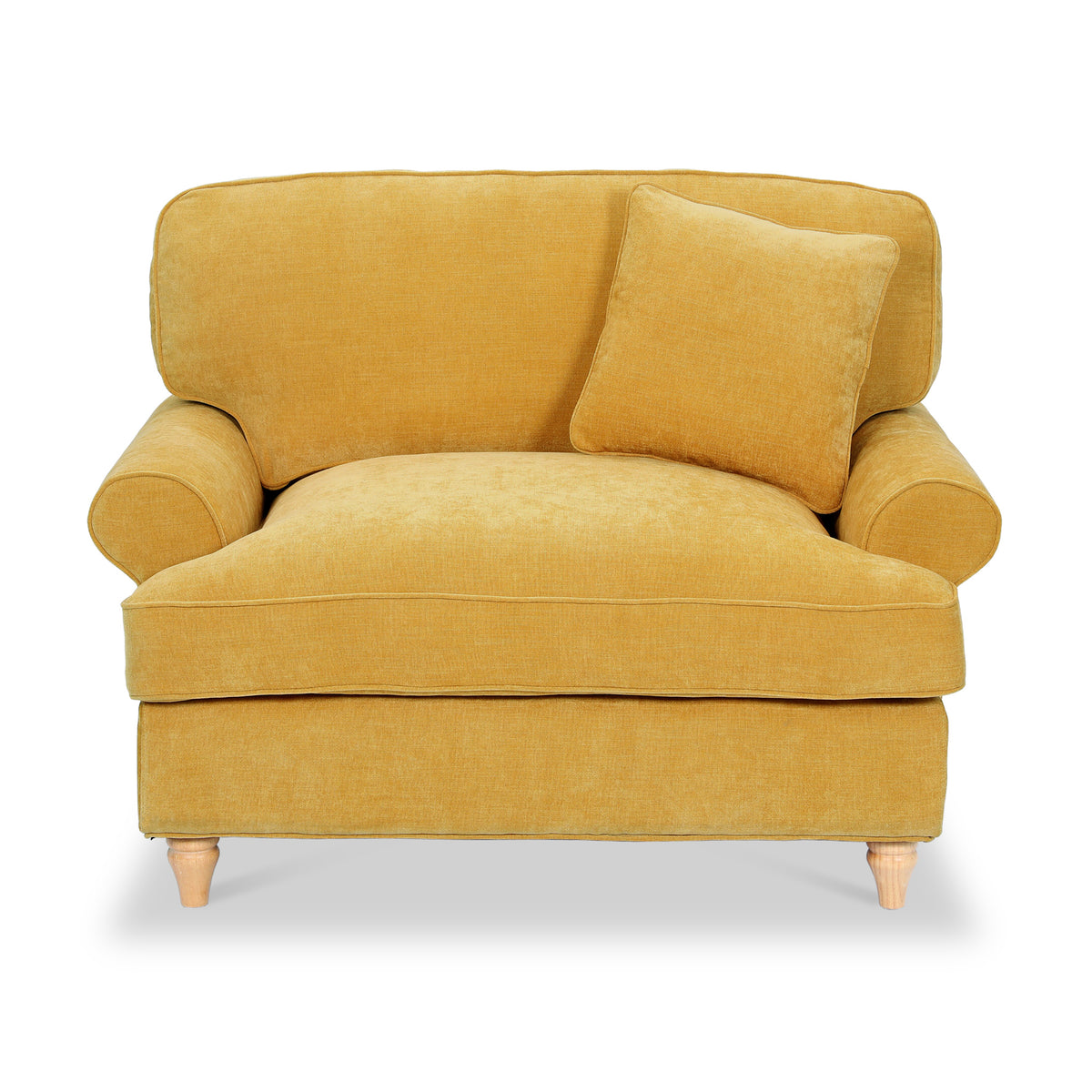 Alfie Snuggle Chair Gold from Roseland Furniture