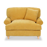 Alfie Snuggle Chair Gold from Roseland Furniture