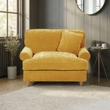 Alfie Snuggle Chair Gold from Roseland Furniture