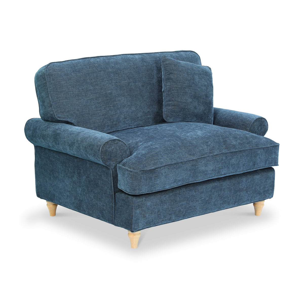 Alfie Snuggle Chair Navy from Roseland Furniture