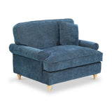 Alfie Snuggle Chair Navy from Roseland Furniture