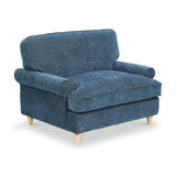 Alfie Snuggle Chair Navy from Roseland Furniture