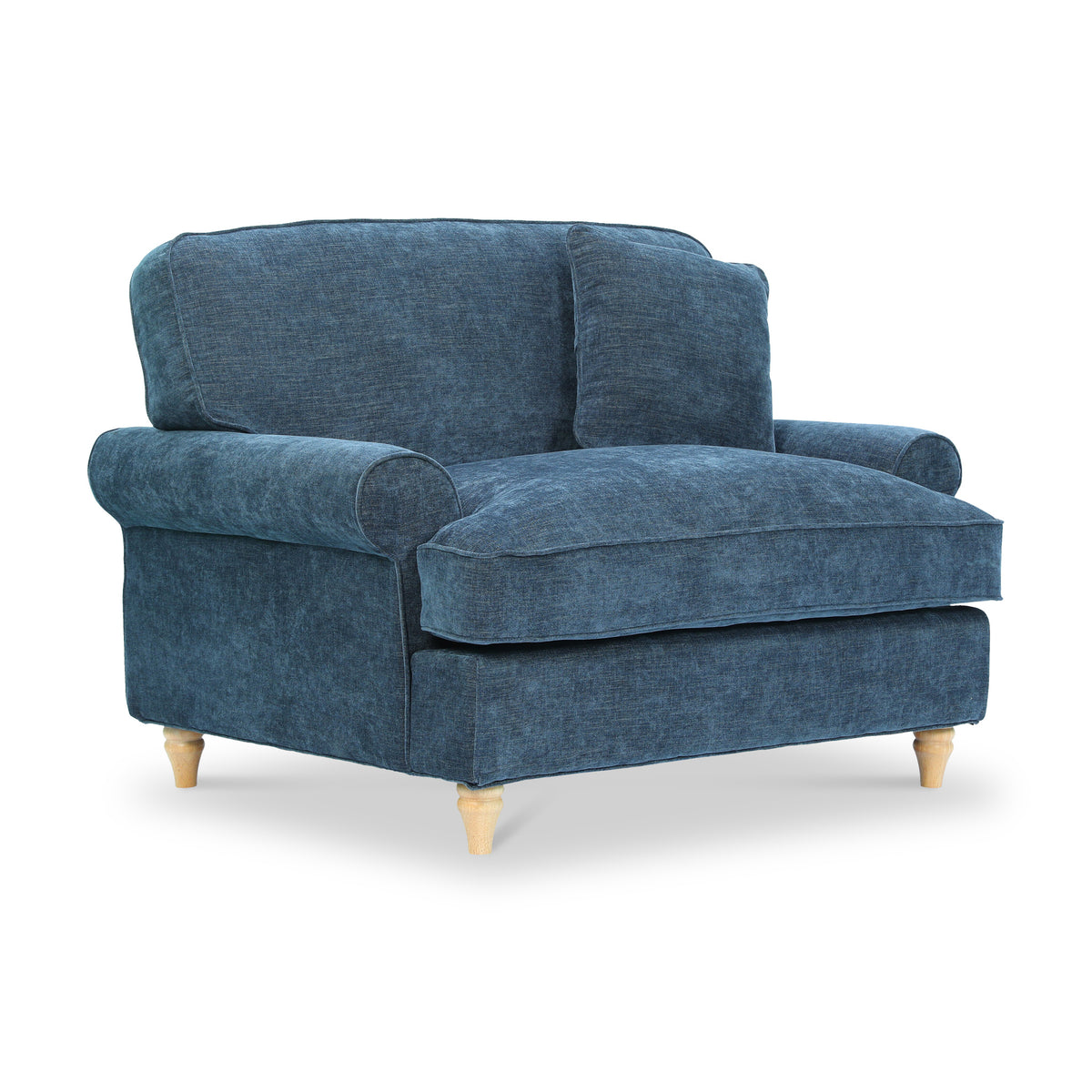Alfie Snuggle Chair Navy from Roseland Furniture