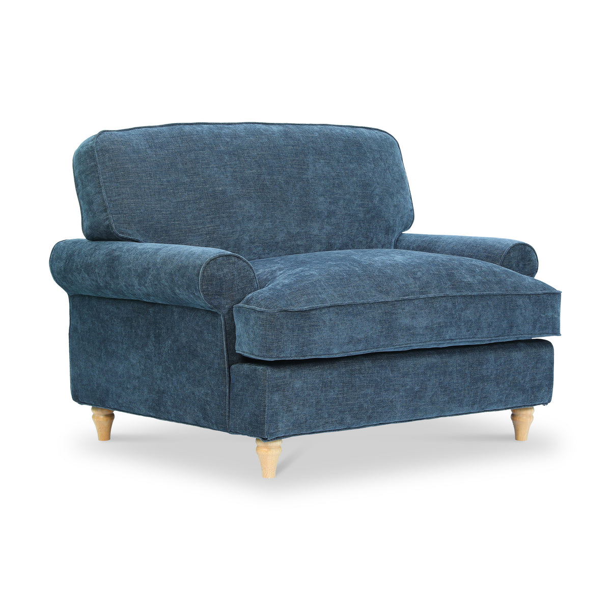 Alfie Snuggle Chair Navy from Roseland Furniture