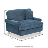 Alfie Snuggle Chair Navy from Roseland Furniture