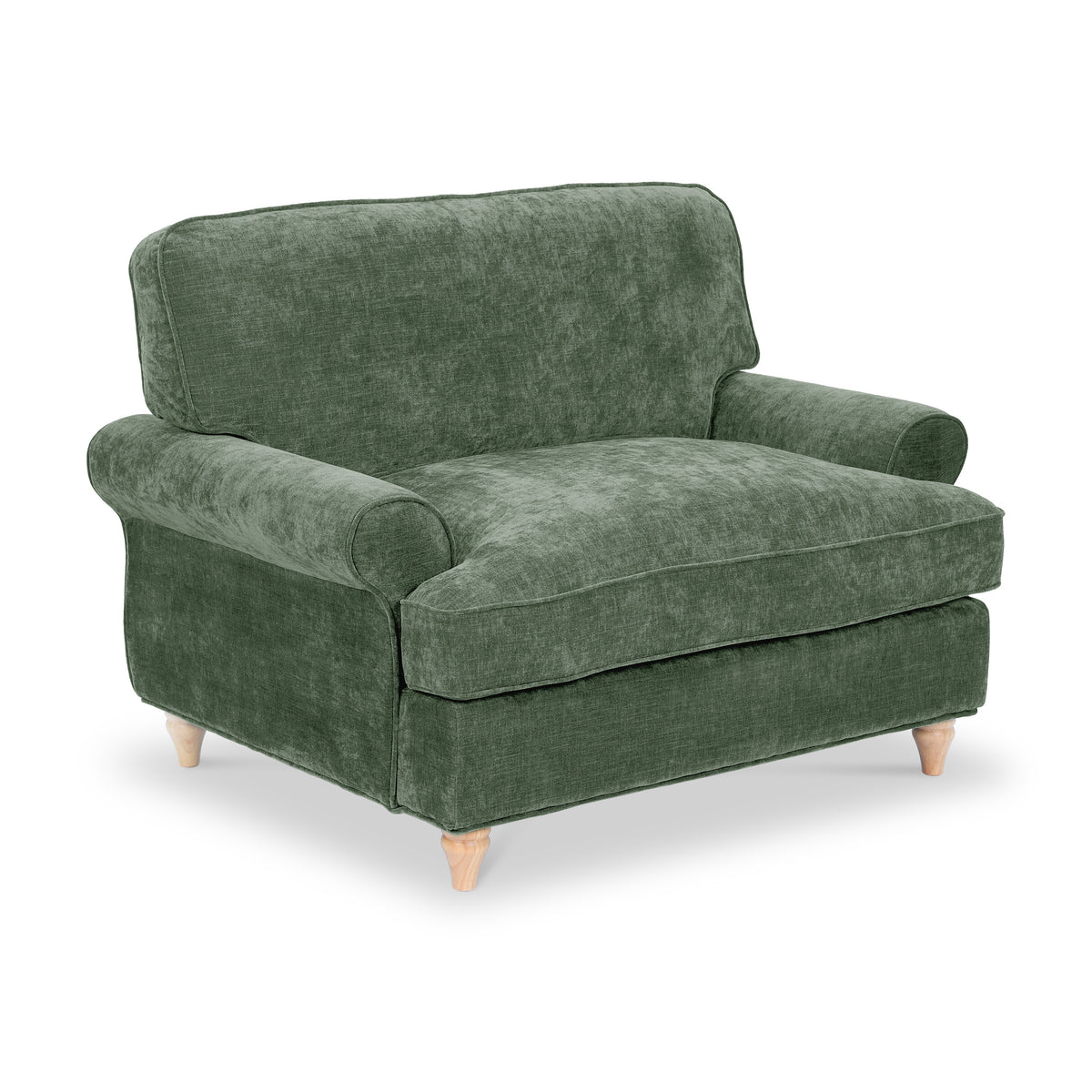 Alfie Snuggle Chair Moss Green from Roseland Furniture