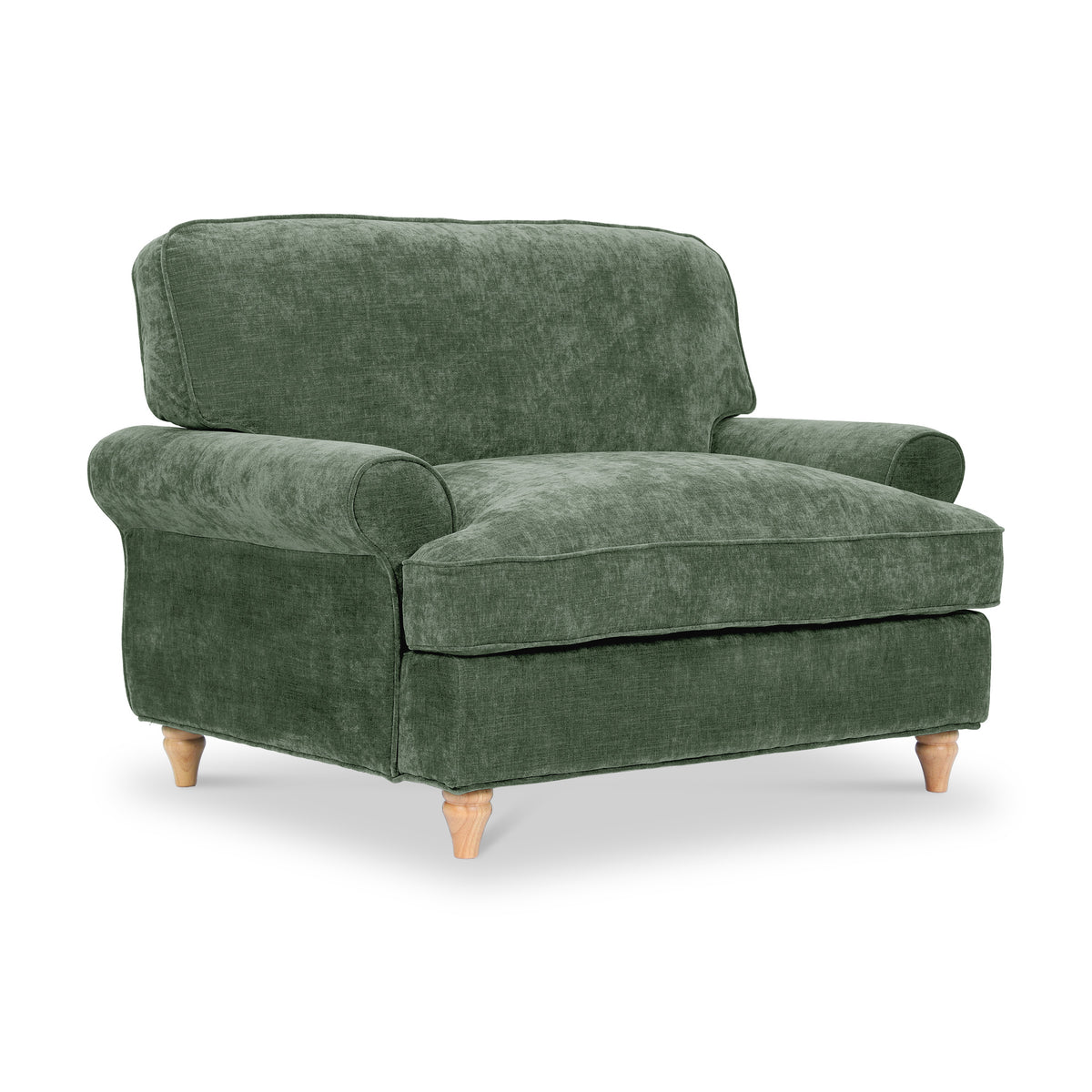 Alfie Snuggle Chair Moss Green from Roseland Furniture