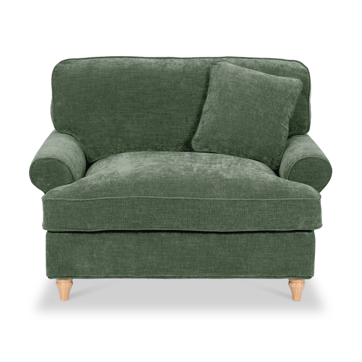 Alfie Snuggle Chair Moss Green from Roseland Furniture